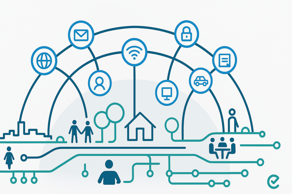 Connessione tra persone e tecnologia