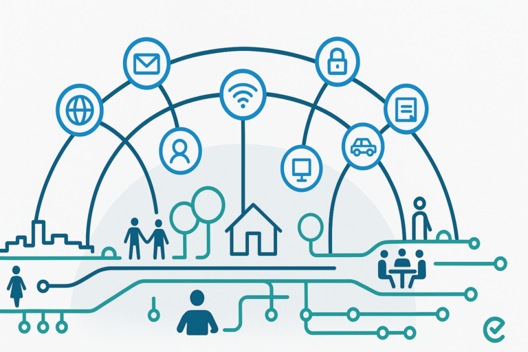 Connessione tra persone e tecnologia
