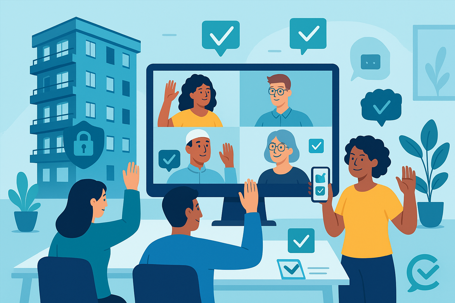 Come organizzare una assemblea di condominio online valida e sicura 1