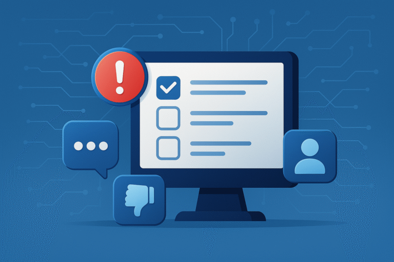 Mistakes to avoid in online participation