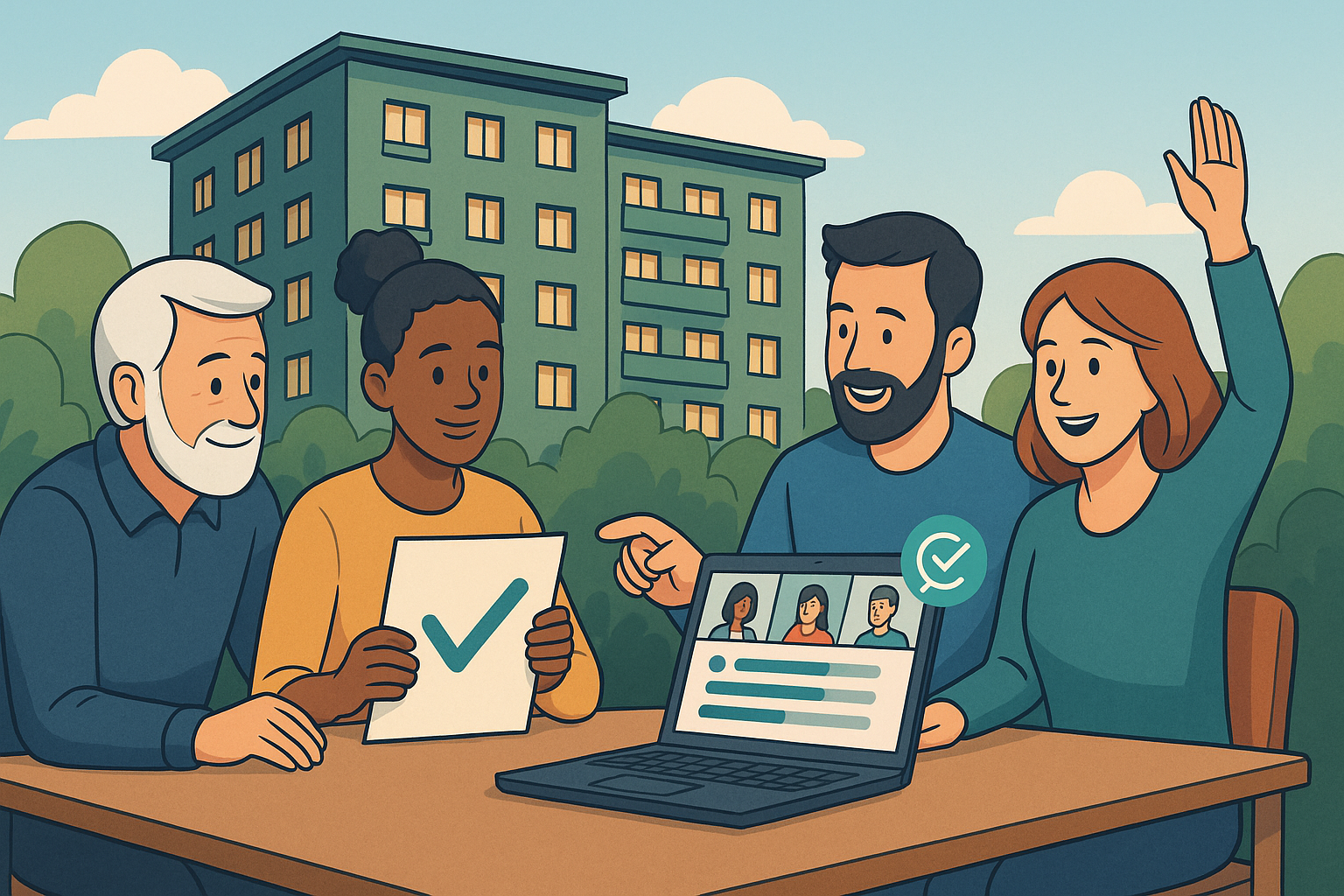 Il caso Condominio Verde quando il voto digitale unisce